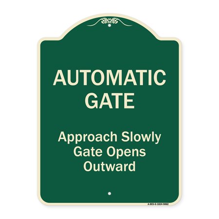 Designer Series-Automatic Gate Approach Slowly Gate Opens, 24