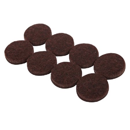 Shepherd Hardware 9862 Round Self-Adhesive Pad  1 Inch  Brown  Each
