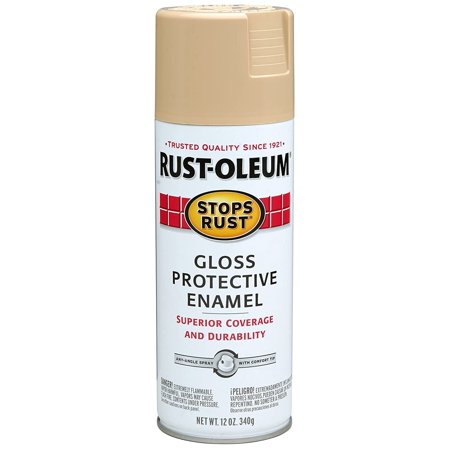 Rust-Oleum 7771830 Gloss Sand Stops Rust Spray Paint  Enamel  12 Fl. Oz. Aerosol Can Pack of 6