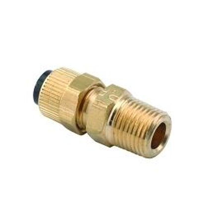 5/16  Poly X 1/4  MPT  Dental Hose Tube Fitting Pkg of 10  DCI-0049
