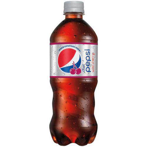 Pepsi Cola, Wild Cherry, Diet 20 Fl Oz (1.25 Pt) 591 Ml