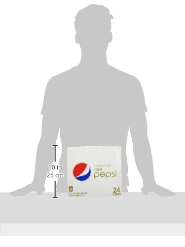 Pepsi Caffeine-Free Diet Cola Soda  12 Fl. Oz.  24 Count thumbnail