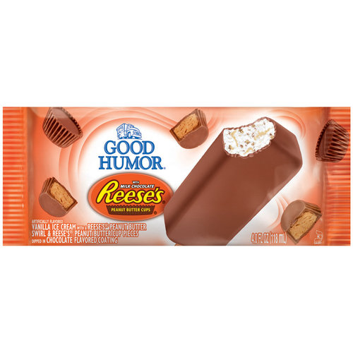 Good Humor Reese's Peanut Butter Cups Ice Cream Bar, 4 Oz