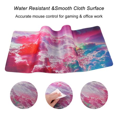 Gaming Mouse Pad  Extended Mouse Pad  XXL Large Big Computer Keyboard Mouse Mat Desk Pad with Non-Slip Base and Stitched Edge for Home Office Gaming W