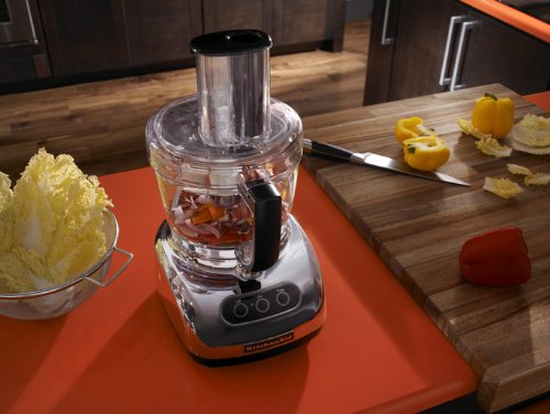 KitchenAid KFP750CR 700-Watt 12-Cup Food Processor, Chrome thumbnail