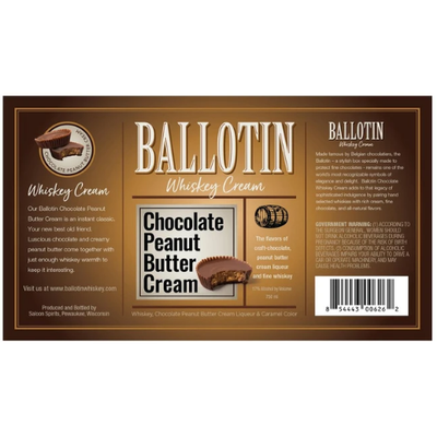 Diet info for Ballotin Whiskey Cream Chocolate Peanut Butter Cream