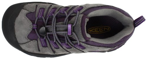 KEEN Gypsum Hiking Shoe (Toddler/Little Kid/Big Kid),Gargoyle/Purple Heart,6 M US Big Kid