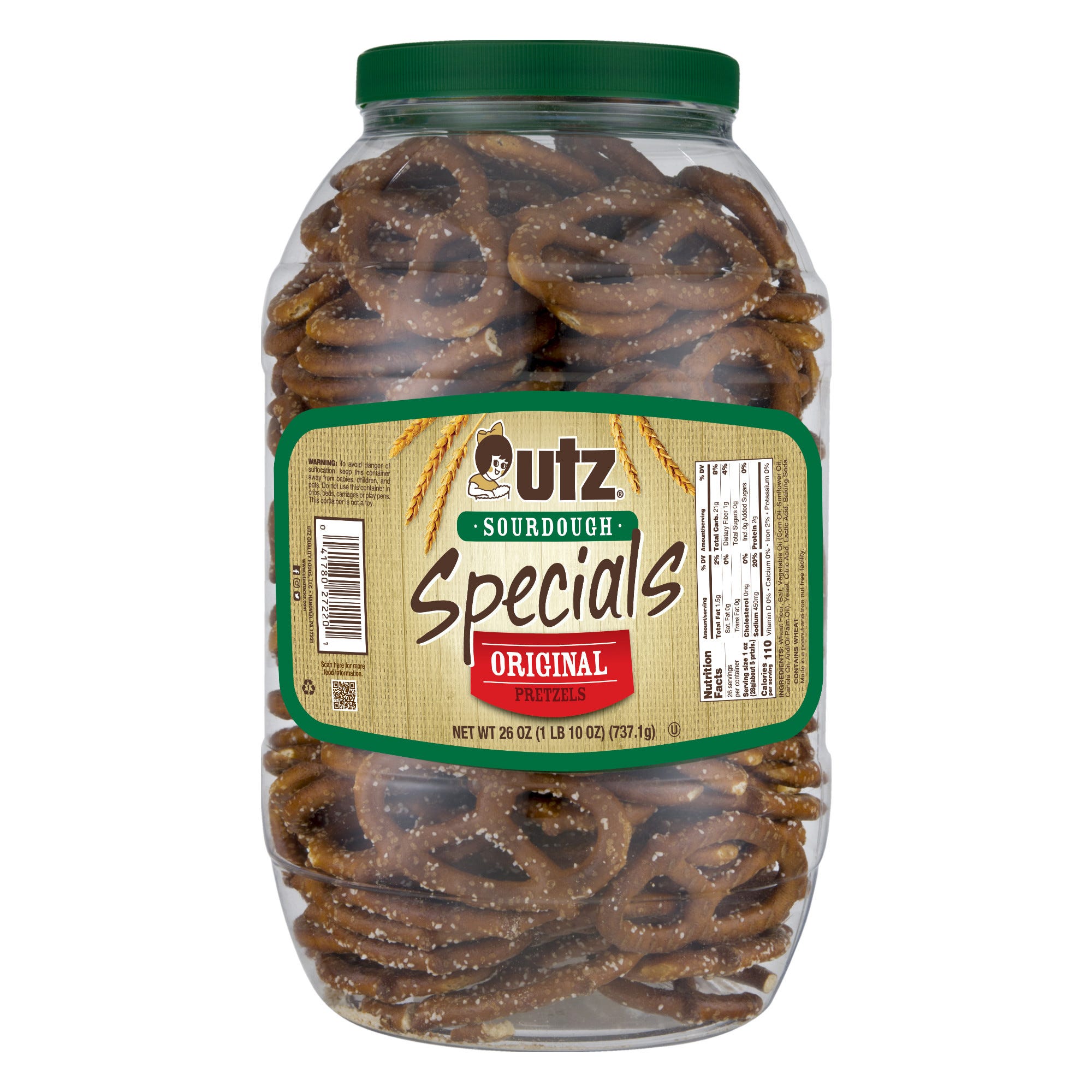 UTZ Sourdough Specials Original Pretzels 