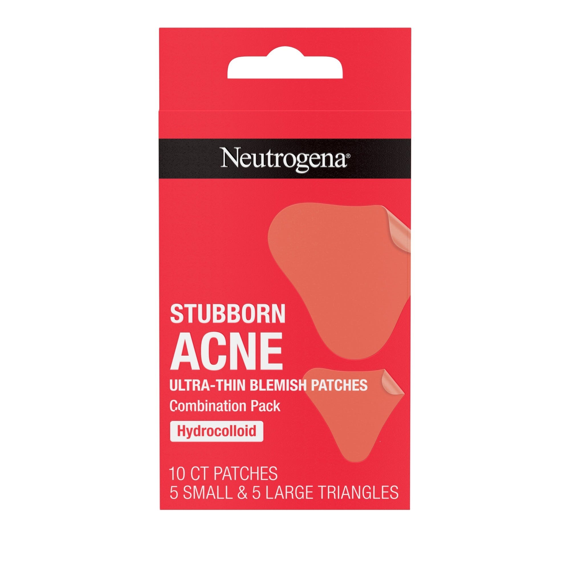 Neutrogena - Stubborn Acne Ultra Thin Blemish Hydrocolloid Patches - Combination Pack - 10 Patches