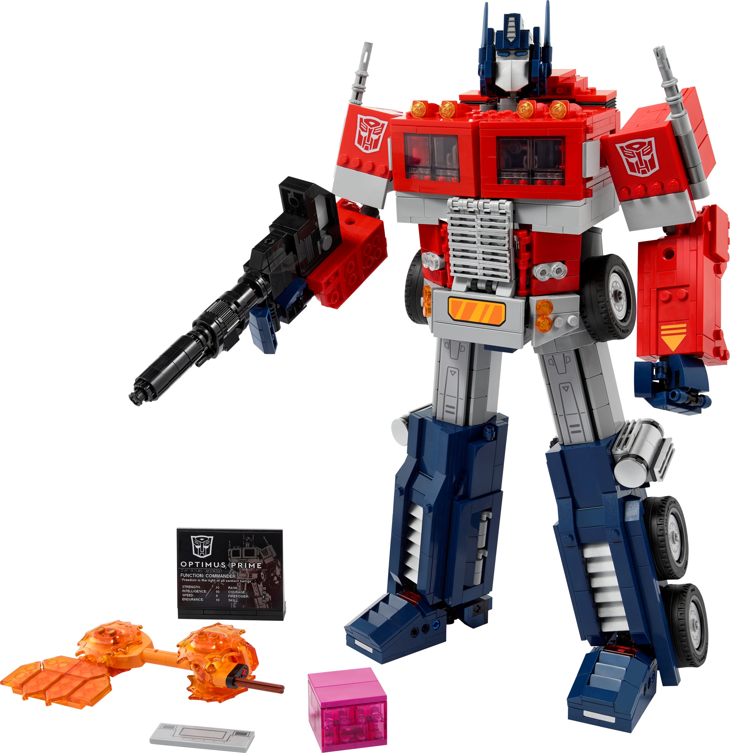LEGO Optimus Prime 10302 Building Kit for Adults; Build a Collectible Model of a Transformers Legend