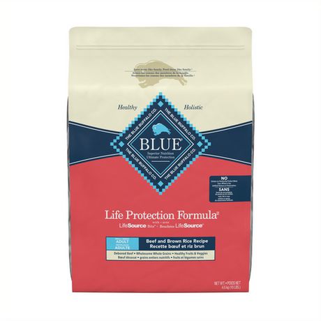 Blue Buffalo Life Protection Formula Natural Adult Small Breed Dry Dog Food, Beef and Brown Rice 4.5kg 4.5kg