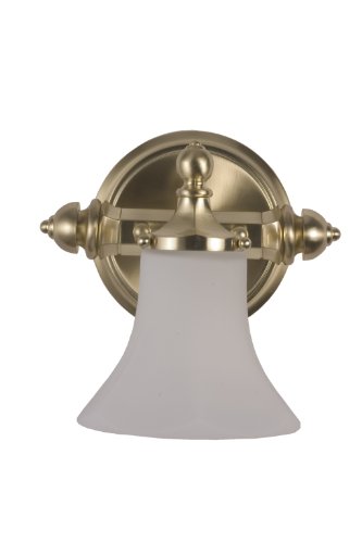 Checkolite 7681-10 Price Pfister Catalina Collection 60-Watt 1-Light Vanity, Brass