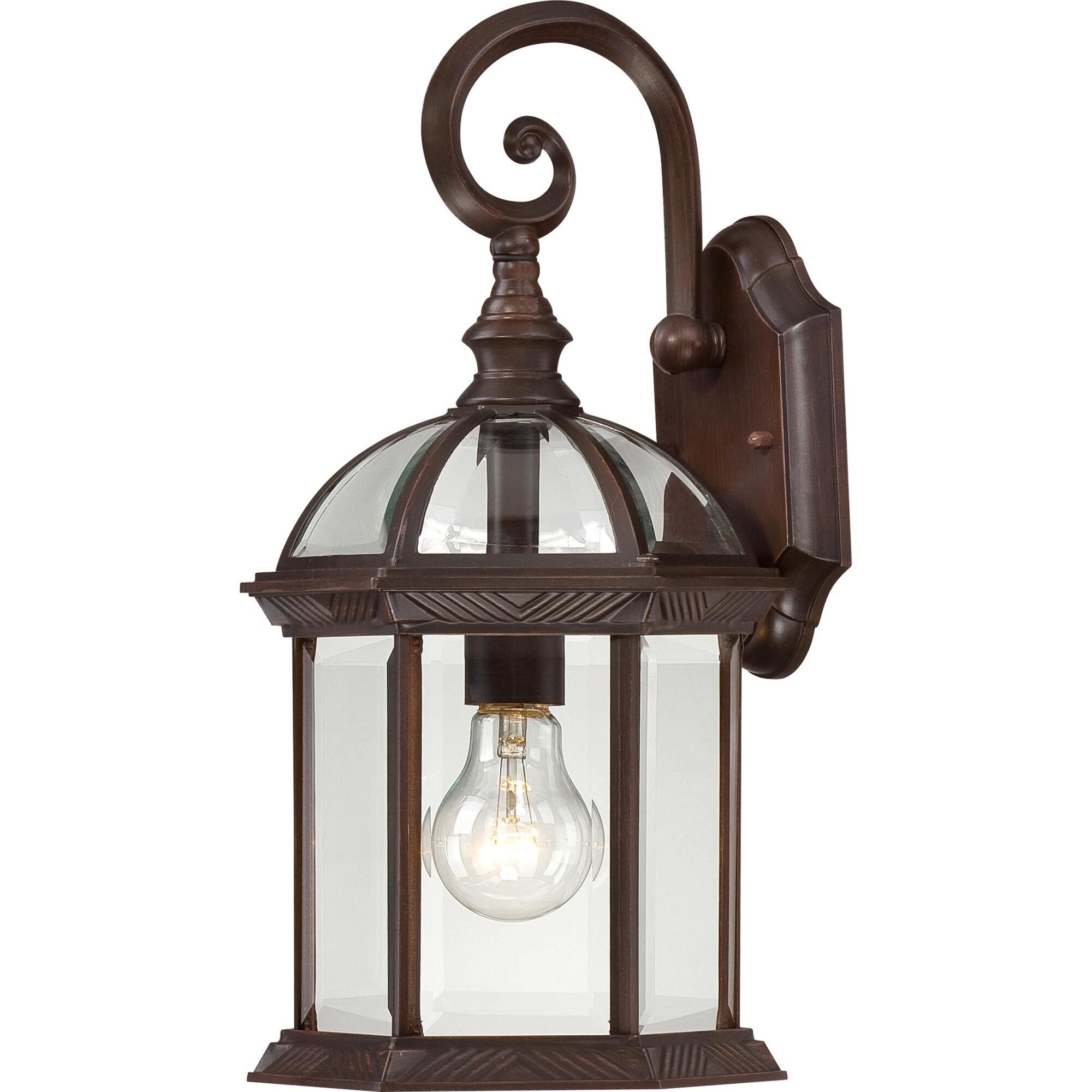 Nuvo 60-4962 - Boxwood - 1 Light - 15  Outdoor Wall W/ Clear Beveled Glass
