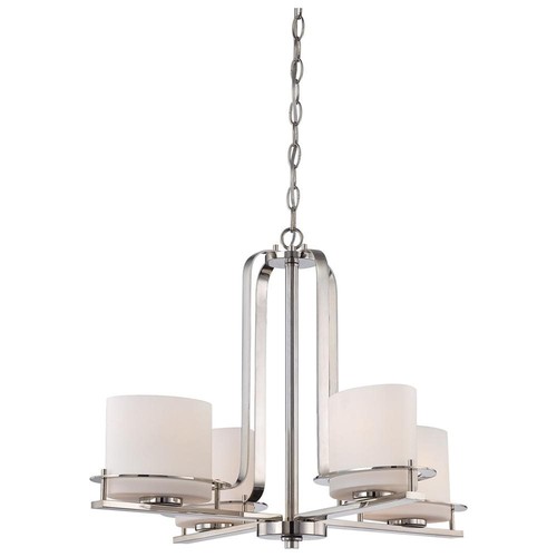 LOREN 4-Light CHANDELIER, Nuvo 60/5104 K7ZM (461197)