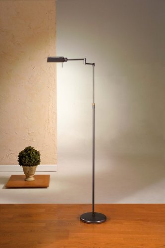 Holtkoetter 6317 HBOB Classic Halogen Floor Lamp, Hand-Brushed Old Bronze