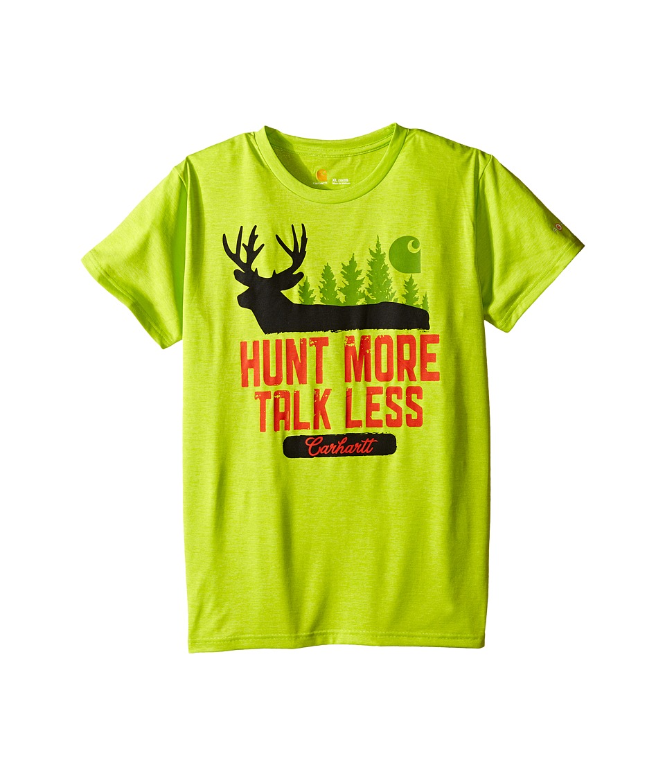 Carhartt Kids - Hunt More Force Tee (Big Kids) (Sour Apple) Boy's Short Sleeve Pullover