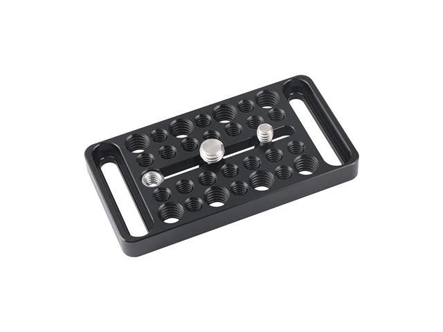 Multipurpose Cheese Plate with 1/4' & 3/8' Thread Screw for Camera Bracket Accessories - 2564