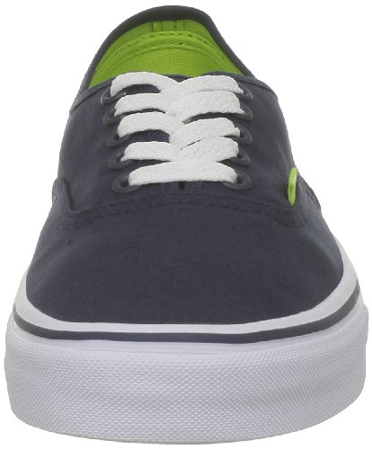 Unisex Vans Pop Authentic Sneakers, Dress Blues Lime Punch US Men's 10.5 D Medium thumbnail