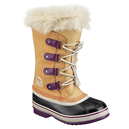 SOREL Kids' Joan of Arctic Waterproof Winter Boot Pre/Grade School (Curry 1.0 M)