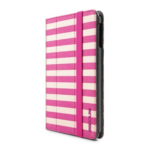 Incase Maki Jacket for iPad Mini - Cream/Pop Pink Stripes - CL60373 thumbnail