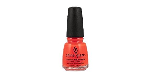 China Glaze Nail Lacquer 0.5 Oz #1005 Orange Knockout. Buy 6 Any Colors Get 1 Diamond Super Fast Drying Top Coat 0.5 Oz Free.