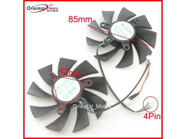 PLA09215B12H GA92S2U - PFTM DC12V 0.46A VGA Fan for DELL RTX 3060 3070 3080 3090 Graphics Card Cooling Fan