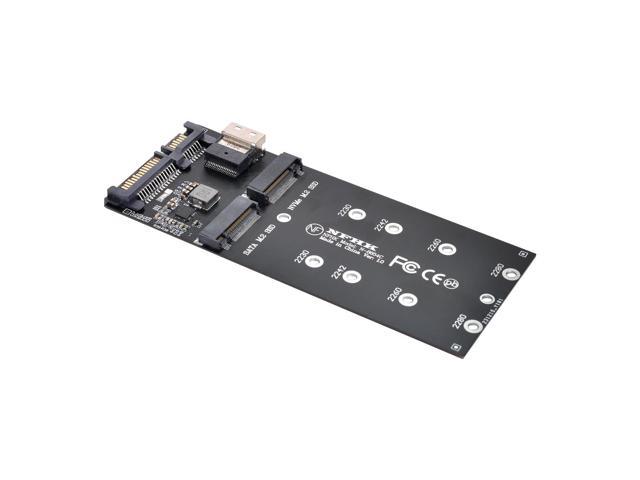 Xiwa SATA Adapter SFF-8654 to M.2 U2 Kit NGFF M-Key to Slimline SAS NVME PCIe SSD SATA SSD Adapter for Mainboard