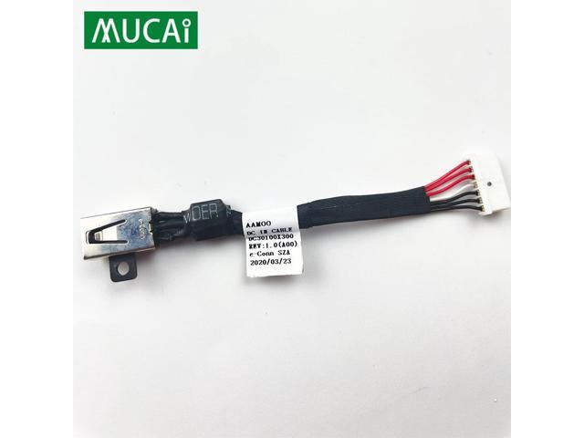 DC Power Jack with Cable for Dell Inspiron 13 15 17 7390 7391 7791 7590 7586 7786 Laptop DC-in Flex Cable