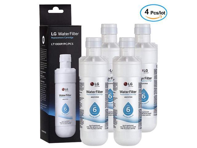Replace LG LT1000P, ADQ74793501, ADQ74793502, MDJ64844601, Kenmore 46-9980, 9980 Refrigerator Filter (4 Packs)