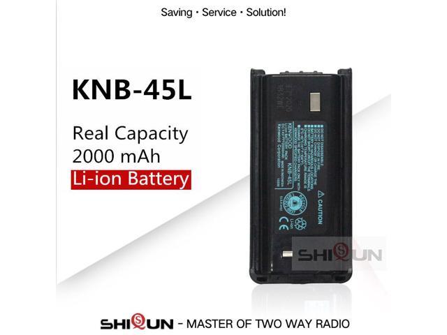 10pcs KNB-45L 2000mAh Li-ion Battery Compatible with Kenwood TK-3312 TK-2200 TK-2207 Radio TK-2312 TK-3200 TK-3207 Walkie Talkie