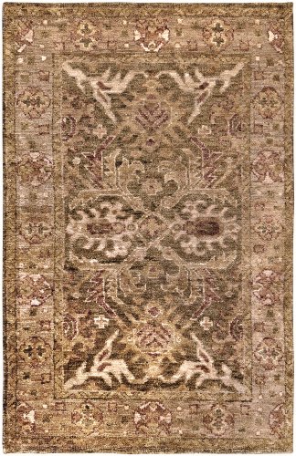 Surya SCR-5105 Scarborough Natural Fibers Area Rug, 8-Feet by 11-Feet, Coffee Bean