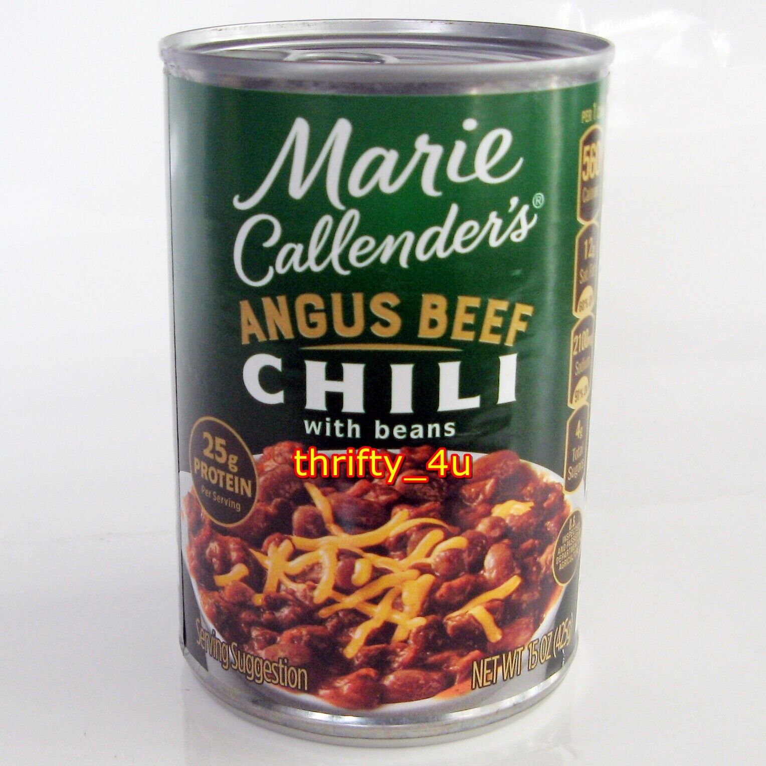 Marie Callender S Angus Beef Chili Canned Meal  15 Oz thumbnail
