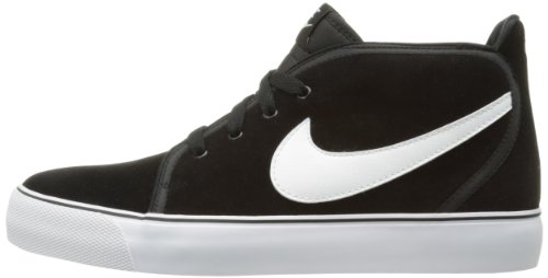 Nike Toki Suede Leather Mid Top Mens Skate Shoe, Black (10, Black/White) thumbnail