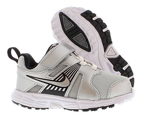 New Nike Baby Boy's Dart 10 Athletic Shoes Silver/Black 6 thumbnail