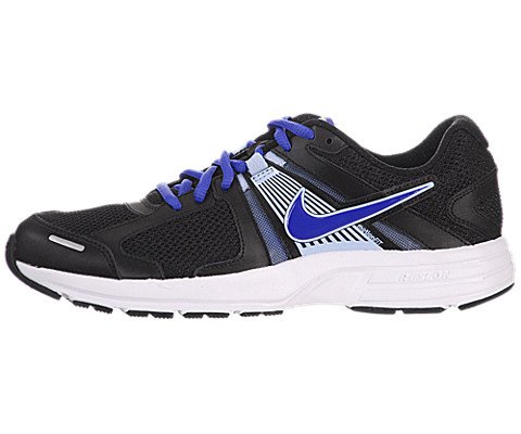 Nike Dart 10 Womens Running Shoes 8 B - Medium Black/Ice Blue/Silver/Violet Force