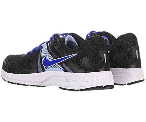 Nike Dart 10 Womens Running Shoes 8 B - Medium Black/Ice Blue/Silver/Violet Force thumbnail