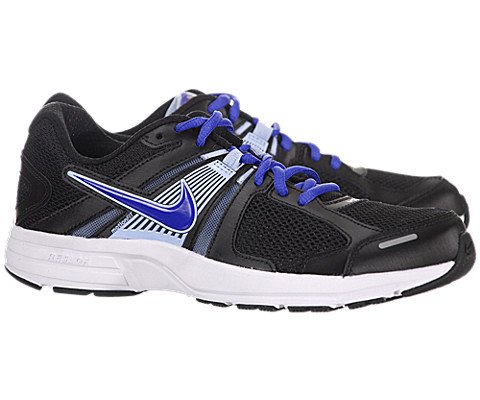 Nike Dart 10 Womens Running Shoes 8 B - Medium Black/Ice Blue/Silver/Violet Force thumbnail