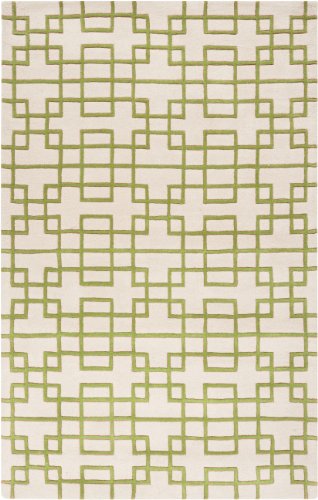 Surya Goa G-5075 Contemporary Hand Tufted 100% New Zealand Wool Sand Dollar 5' X 8' Geometric Area Rug thumbnail