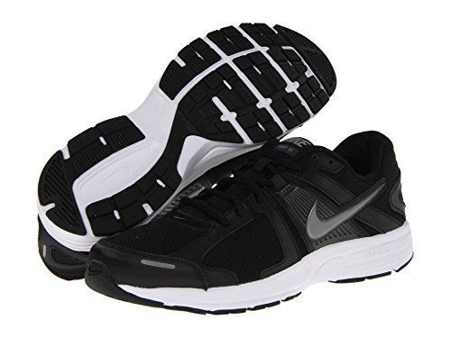 Nike Dart 10 Men's Running Shoe (7 4E US, Black/Anthracite/White/Metallic Cool Grey) thumbnail