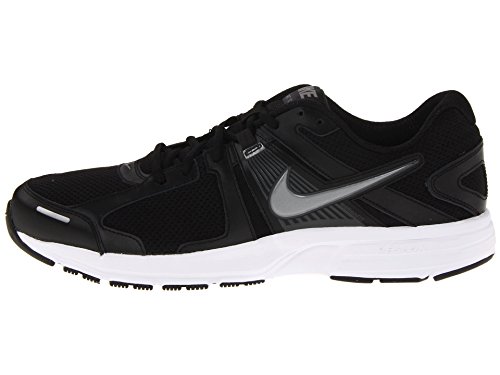 Nike Dart 10 Men's Running Shoe (7 4E US, Black/Anthracite/White/Metallic Cool Grey) thumbnail