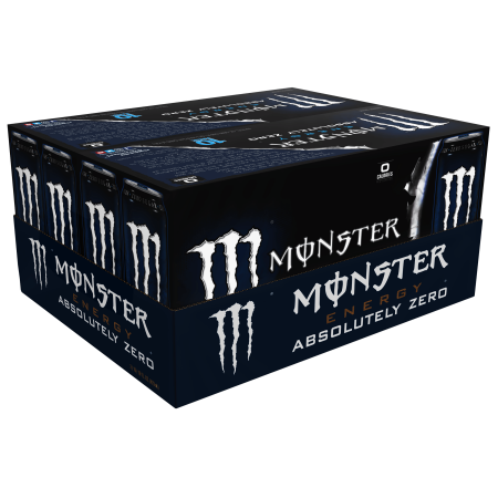 (20 Cans) Monster Zero Sugar Energy Drink, 16 Fl Oz