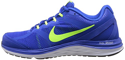 Nike Men's Dual Fusion Run 3 Hypr Cblt/Vlt/Unvrsty Bl/White Running Shoe 10 Men US thumbnail