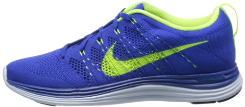 NIKE FLYKNIT LUNAR1+ GAME ROYAL/VOLT-BLUE TINT 554887-474 (US 10) [Apparel] thumbnail