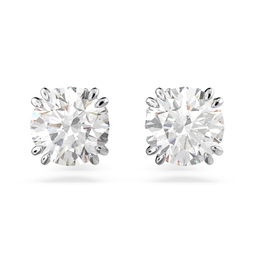 Swarovski Constella Cubic Zirconia Stud Earrings 5636712 in Silver