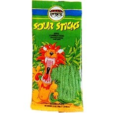 Paskesz Apple Sour Sticks 48x 3.5Oz