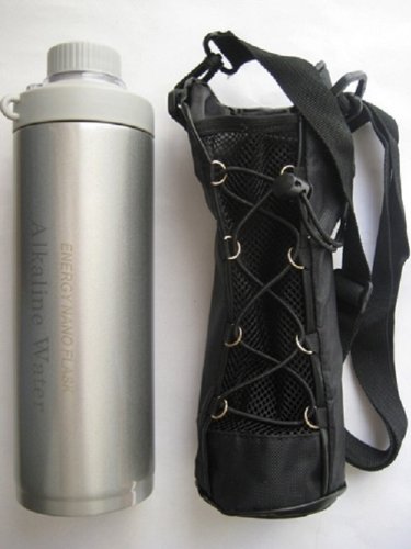 Alkaline Ionizer Flask Energized Filtered Water Flask with Shoulder Carry Case