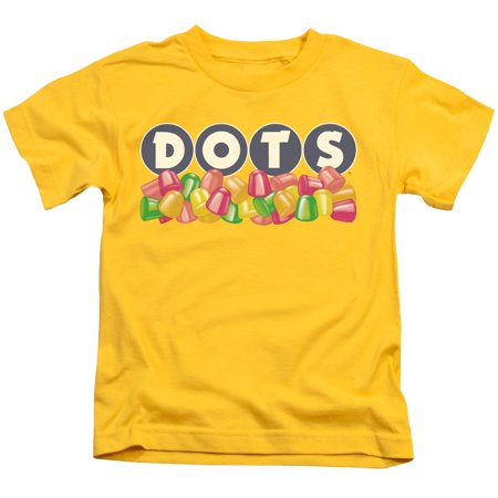 TOOTSIE ROLL DOTS LOGO - S/S JUVENILE 18/1 - YELLOW T-Shirt