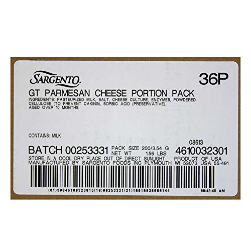 Sargento Grated Parmesan Cheese, 3.5 Gram -- 200 per Case. thumbnail