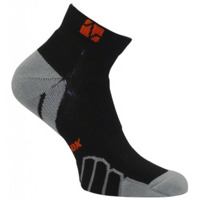 Vitalsox VT 1010T Tennis Color on Court Ped Drystat Compression Socks; Black - Small