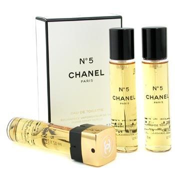 CHANEL N5 Eau De Toilette Twist and Spray 3x20ml - None